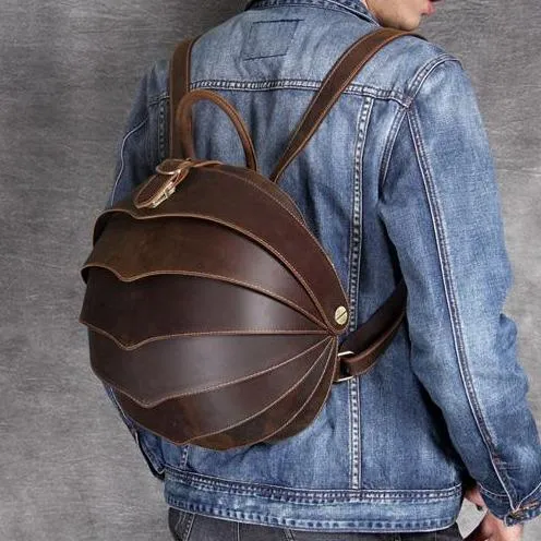 Beetle Vintage Leather Backpack