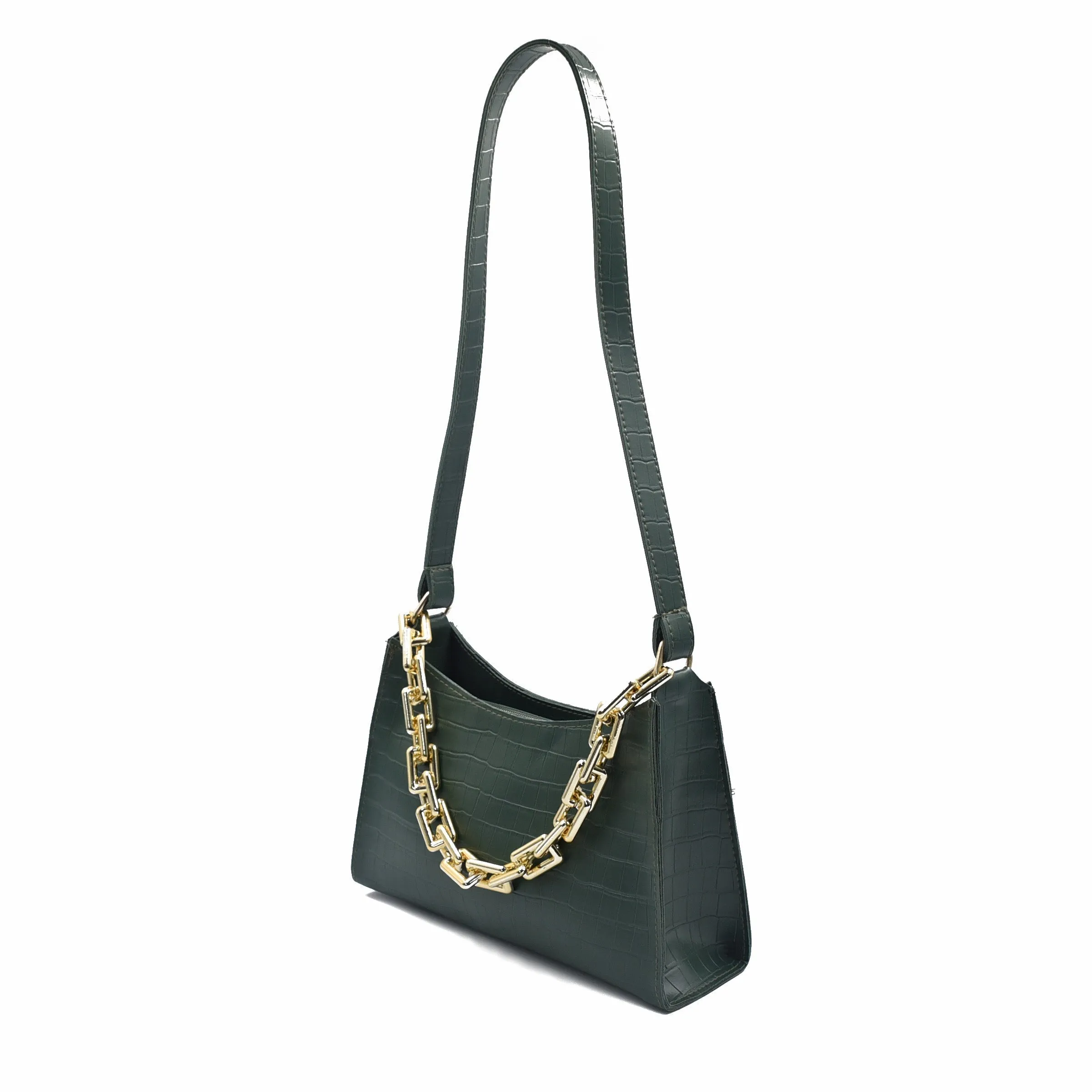 Belle Chic Convertible Handbag - Green