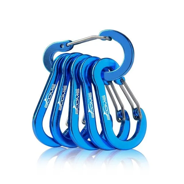 Booms Fishing CC1 Steel Small Carabiner Clips
