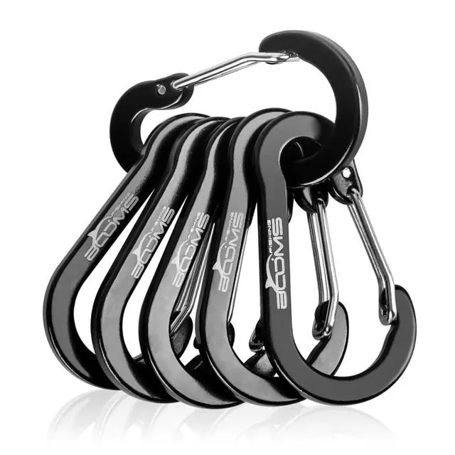 Booms Fishing CC1 Steel Small Carabiner Clips