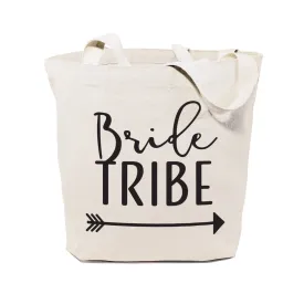Bride Tribe Wedding Cotton Canvas Tote Bag by The Cotton & Canvas Co.