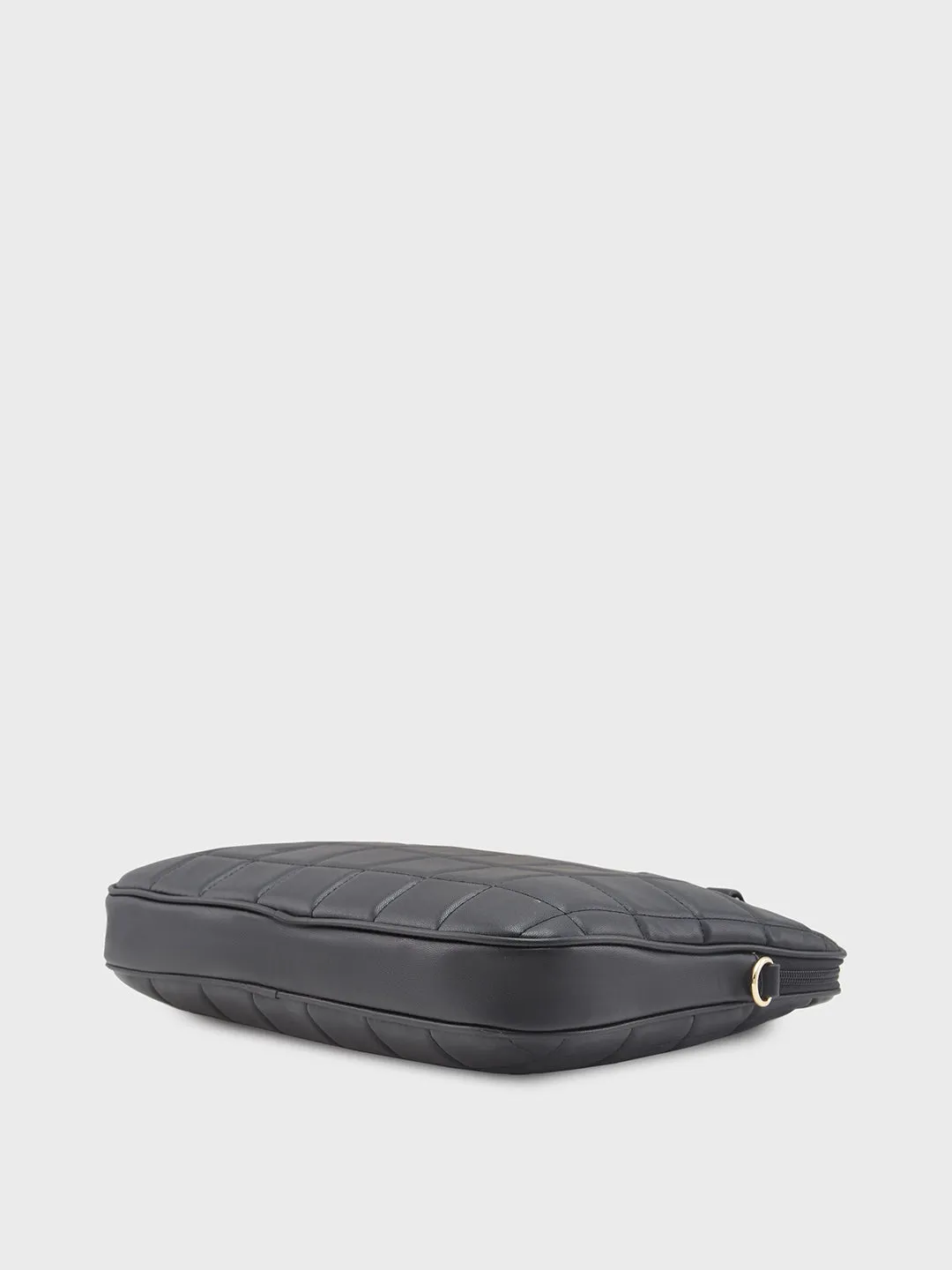 Caprese Braxton Quilted Laptop Sleeve Medium Black