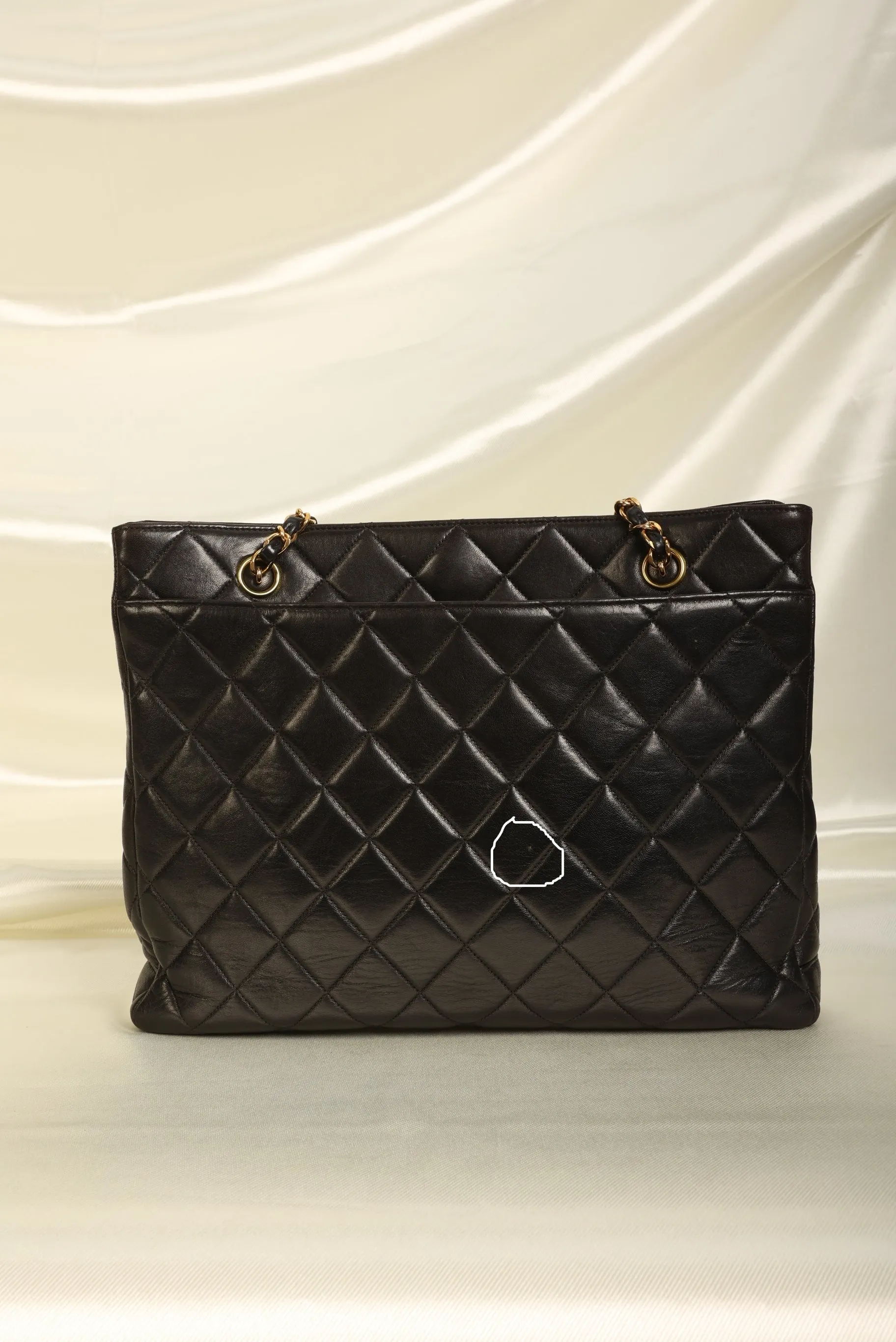 CL Lambskin Turnlock Chain Tote