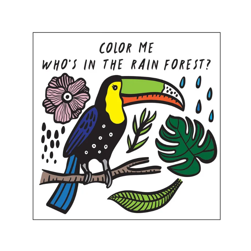Color Me - Who's In the Rain Forest - Bath Book