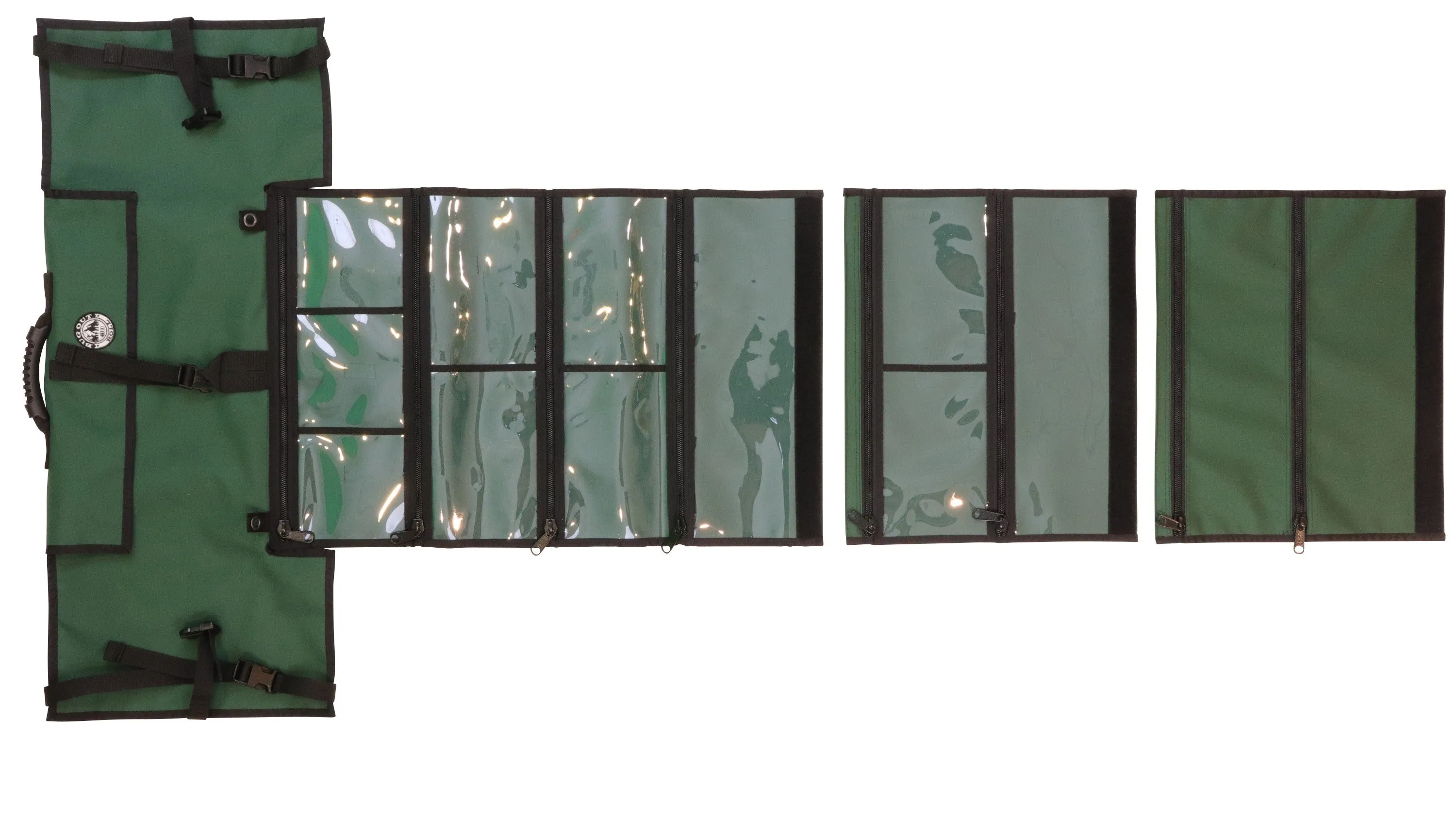 Complete FOREST GREEN Bug Out Roll, includes Main section   Cordura and Vinyl Mods