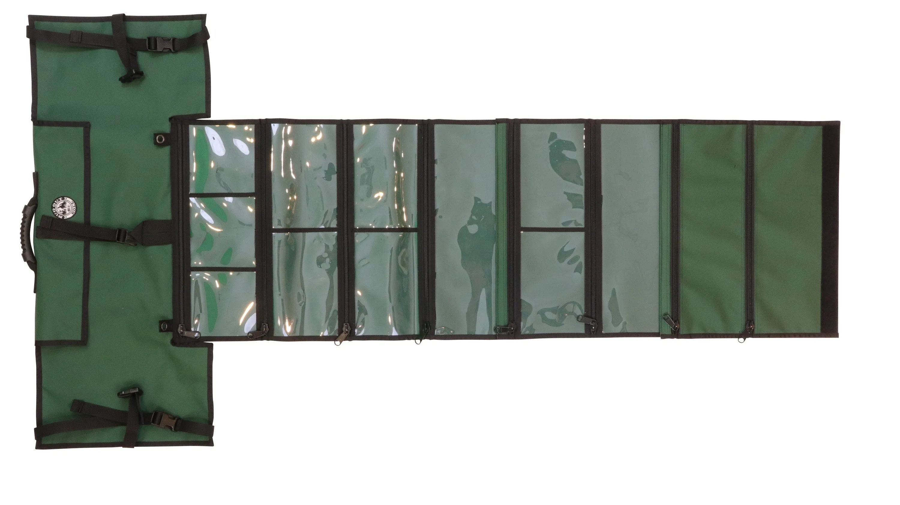 Complete FOREST GREEN Bug Out Roll, includes Main section   Cordura and Vinyl Mods