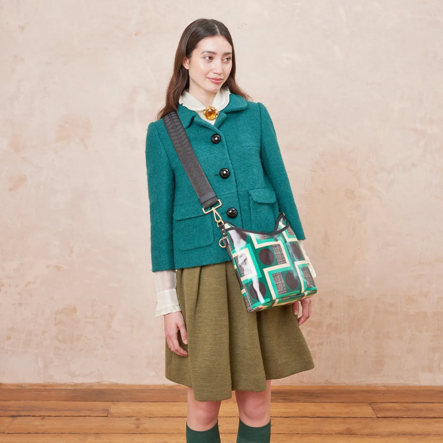 Cross Carry Crossbody - Balcony Spot Emerald