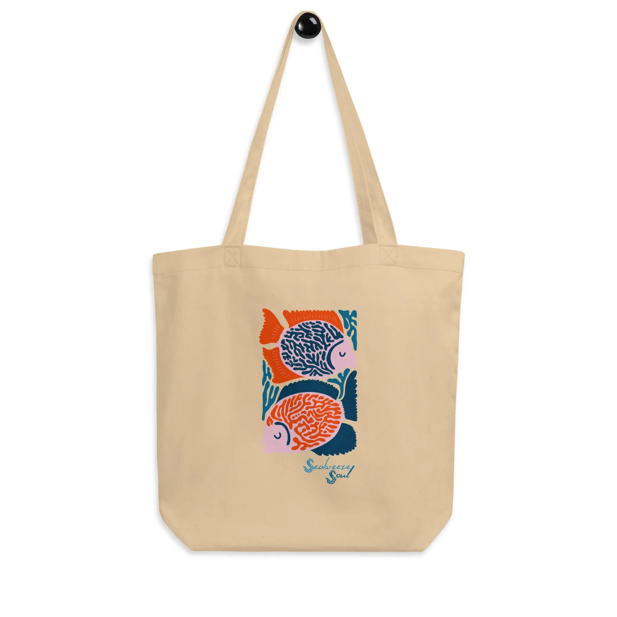 Fish Two Eco Tote Bag ~ Seabreeze Soul