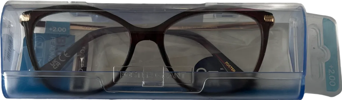 Foster Grant Elm Lenses Reading Glasses  Brown/red  2