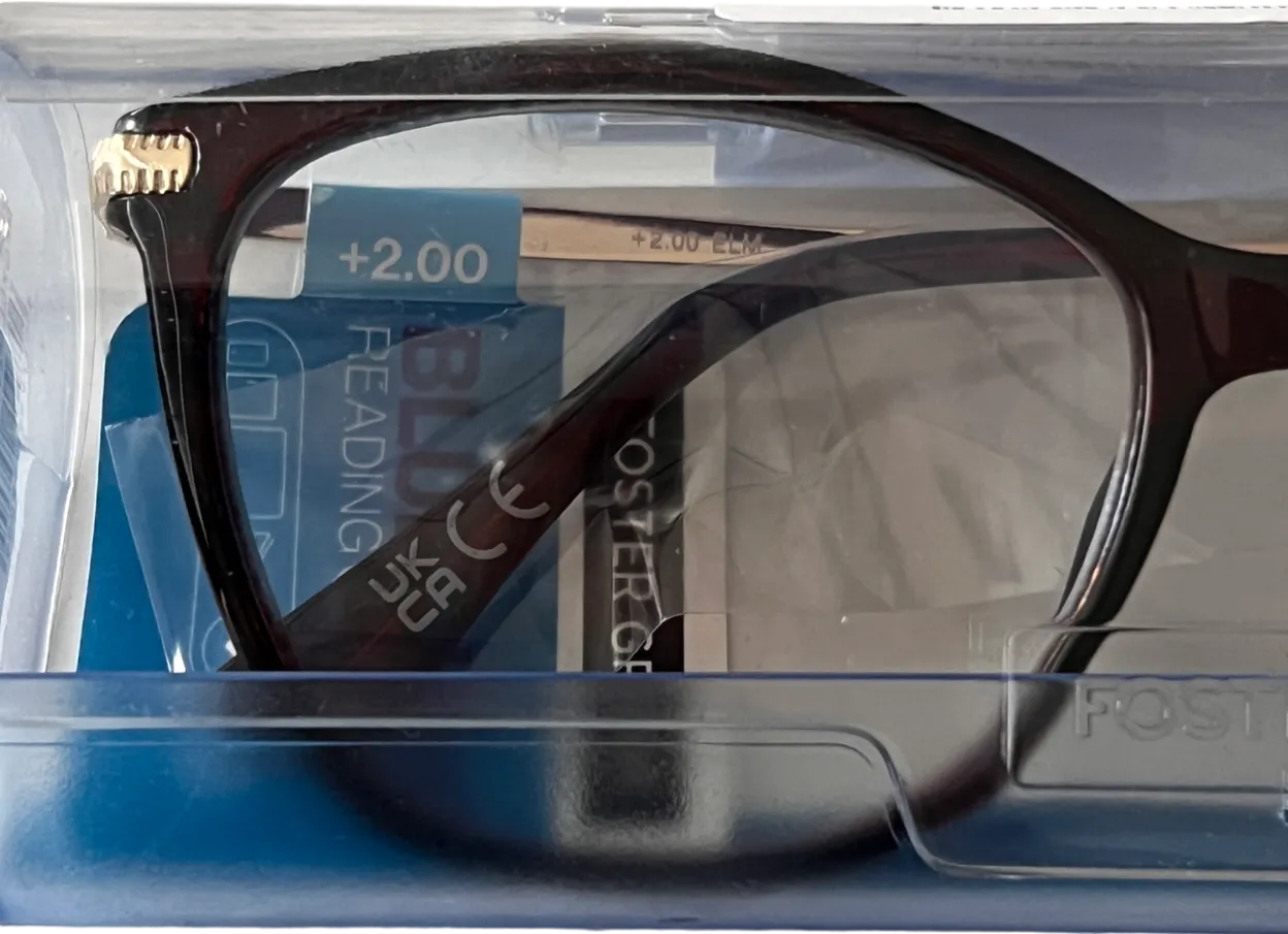 Foster Grant Elm Lenses Reading Glasses  Brown/red  2