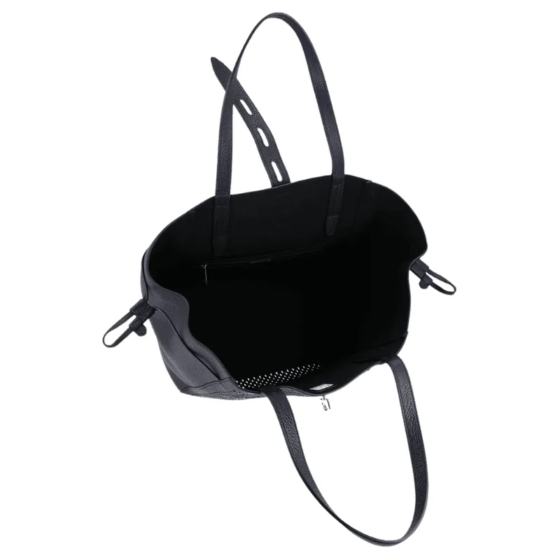 Furla Leather Shopper Bag - Nero