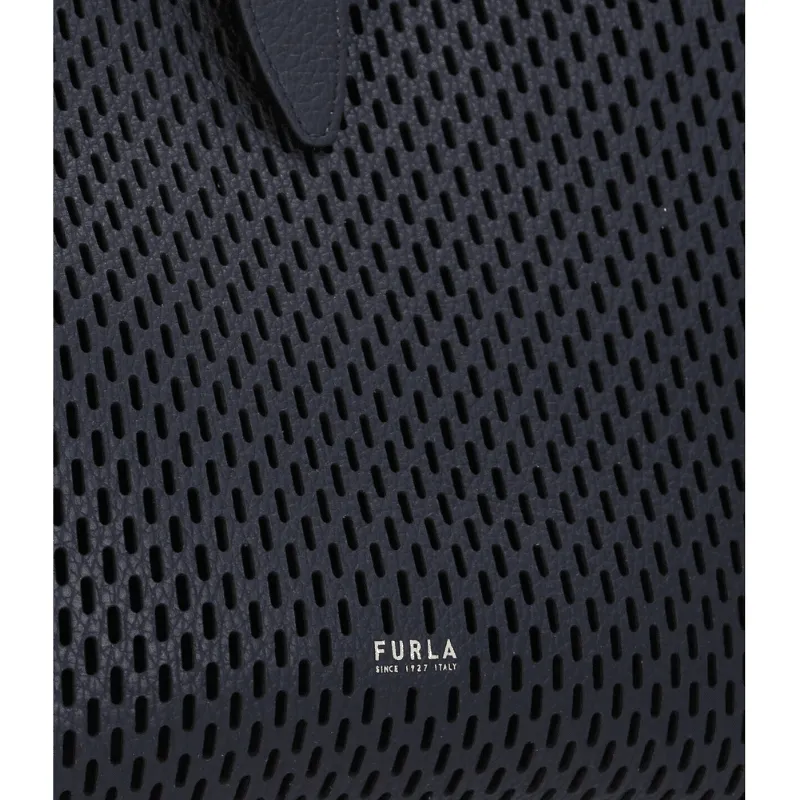 Furla Leather Shopper Bag - Nero