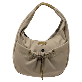 Grey Neoprene Fabric Hobo