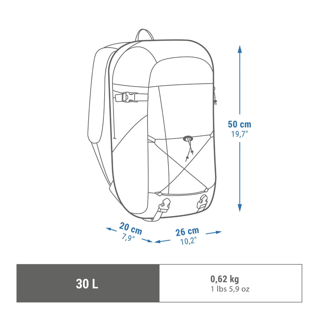Hiking Backpack 30L - NH100