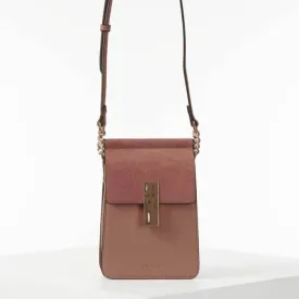 Luella Grey Tasmin Phone Crossbody Bag in Rose