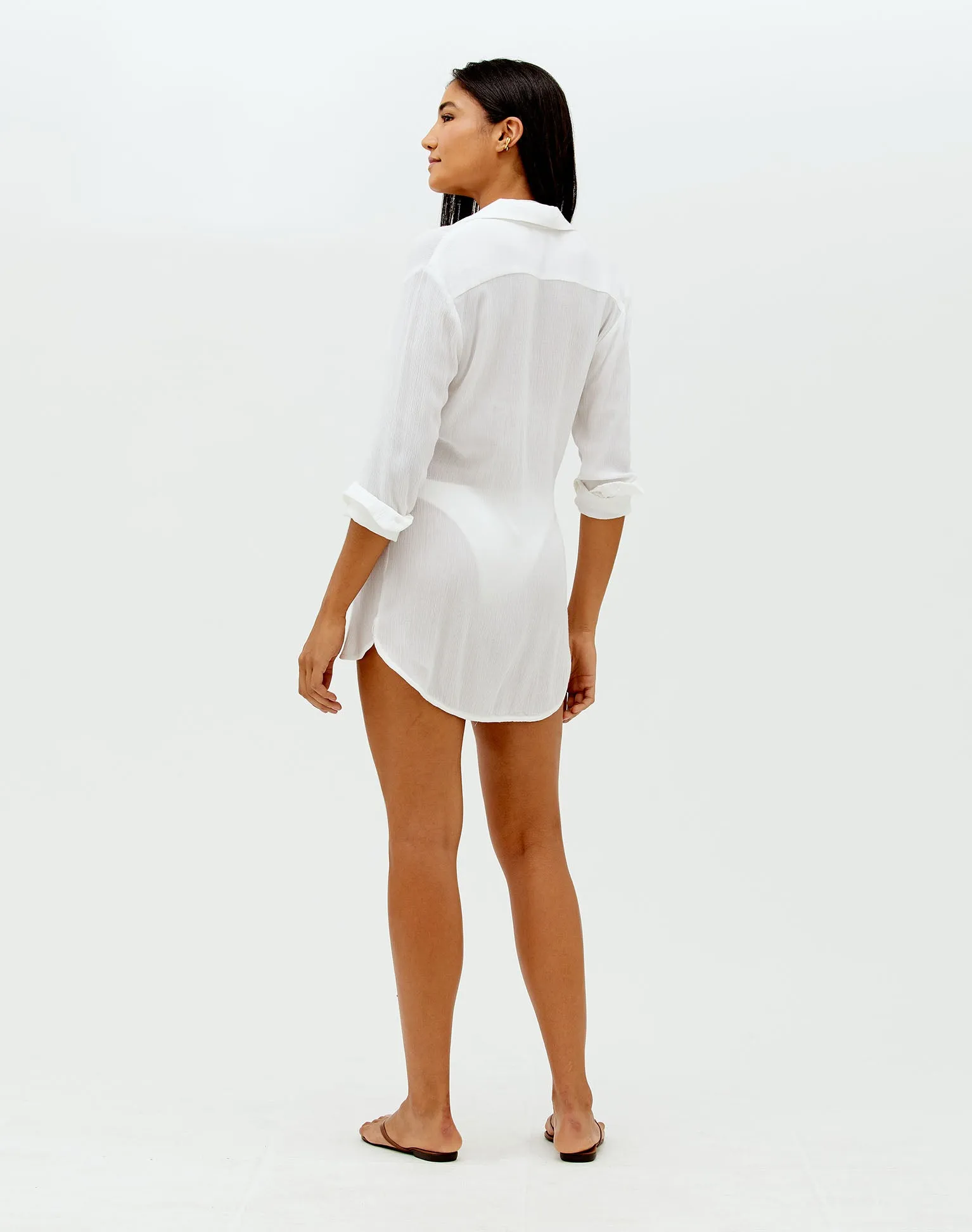 Mila Blouse Cover Up - Off White