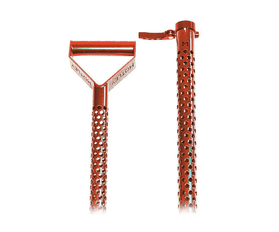 Motley Forest Shovel Double Serrated (Red) | LMS Metal Detecting
