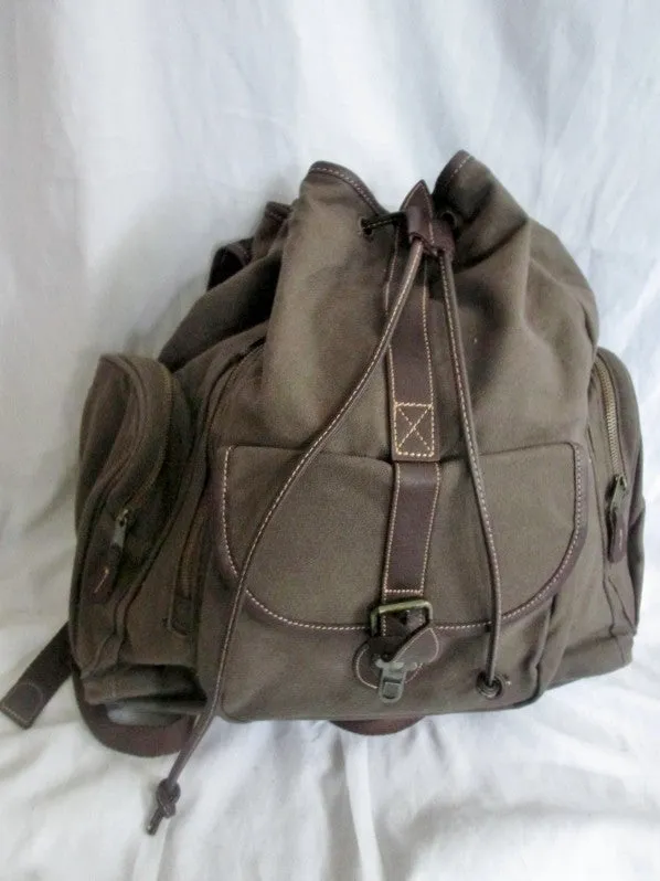 NEW Vegan BACKPACK TOTE Shoulder Rucksack Travel BAG Daytripper BROWN XL