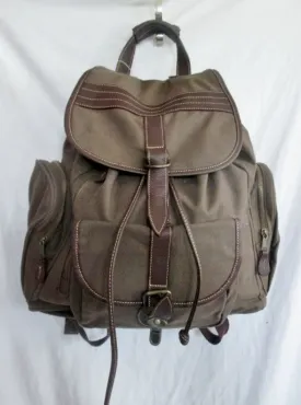 NEW Vegan BACKPACK TOTE Shoulder Rucksack Travel BAG Daytripper BROWN XL