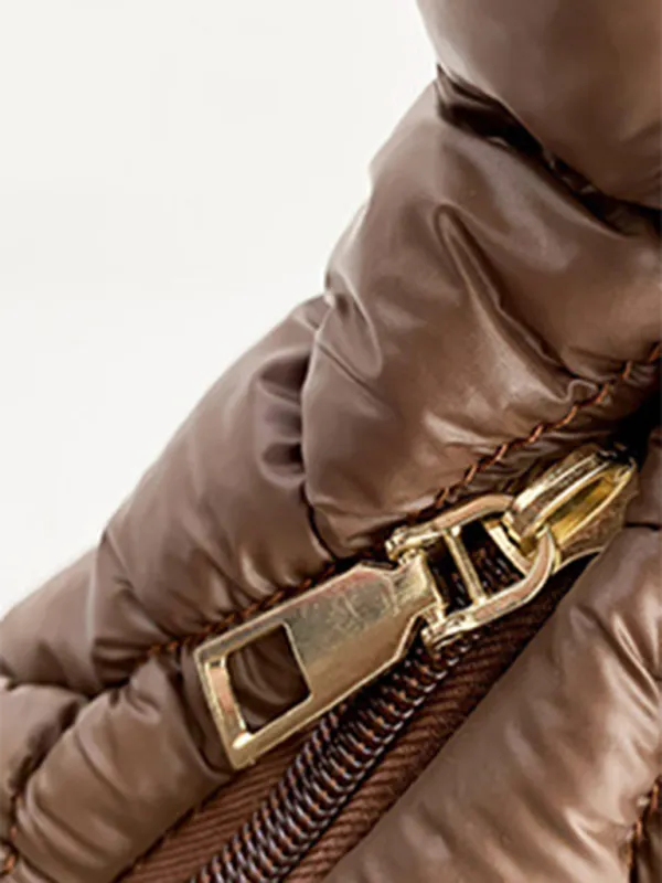 Quilted Shoulder Bag - Puffy Handbag
