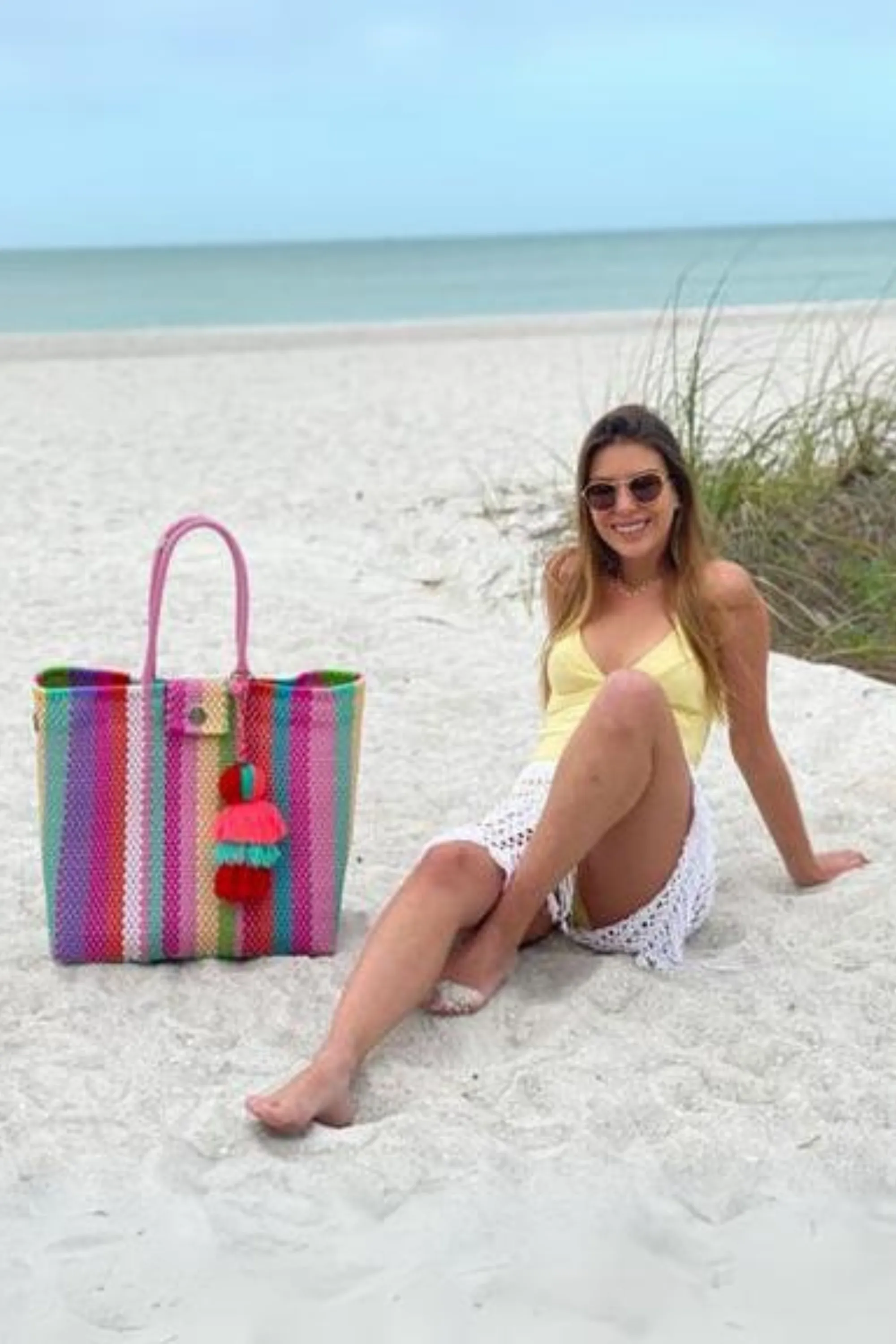 Rain Cotton Candy Citron Tote