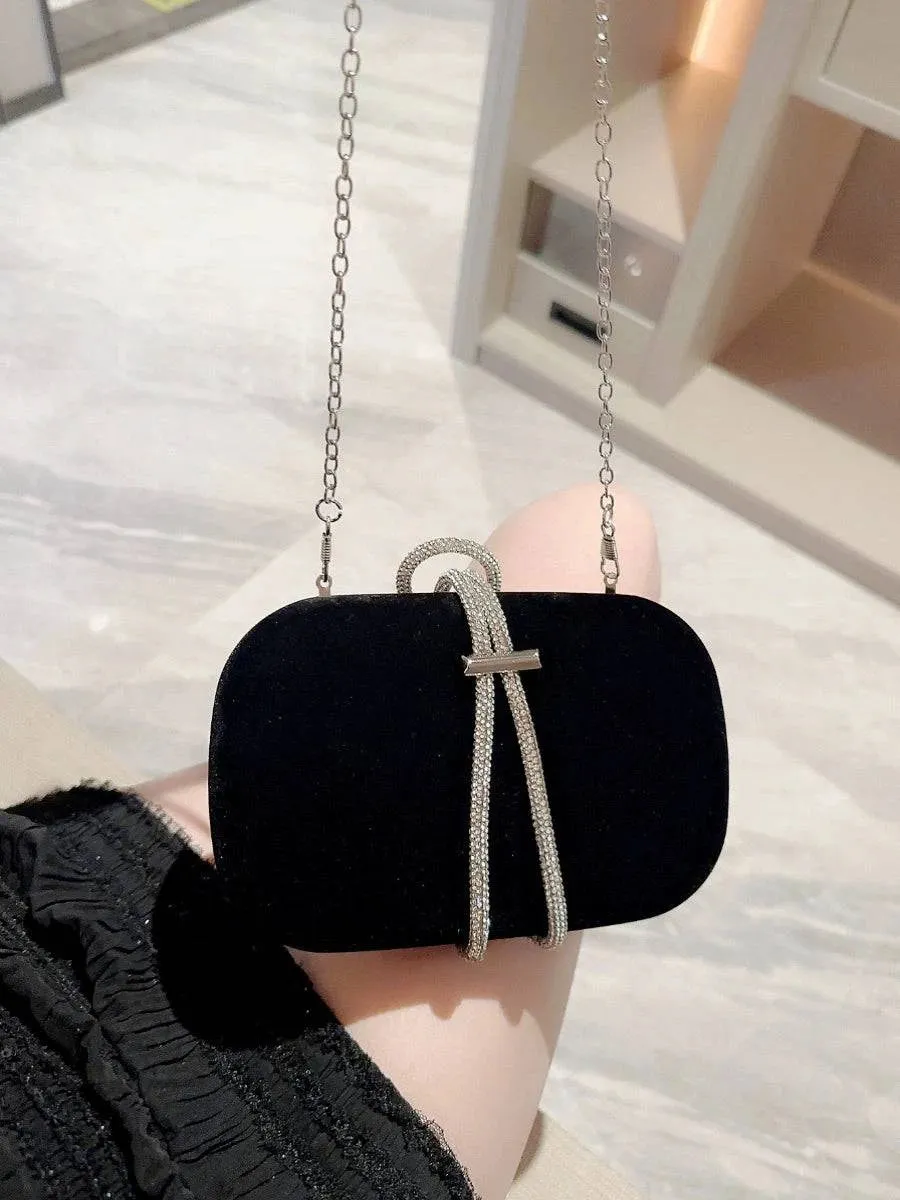 Rhinestone Chain Dinner Bag