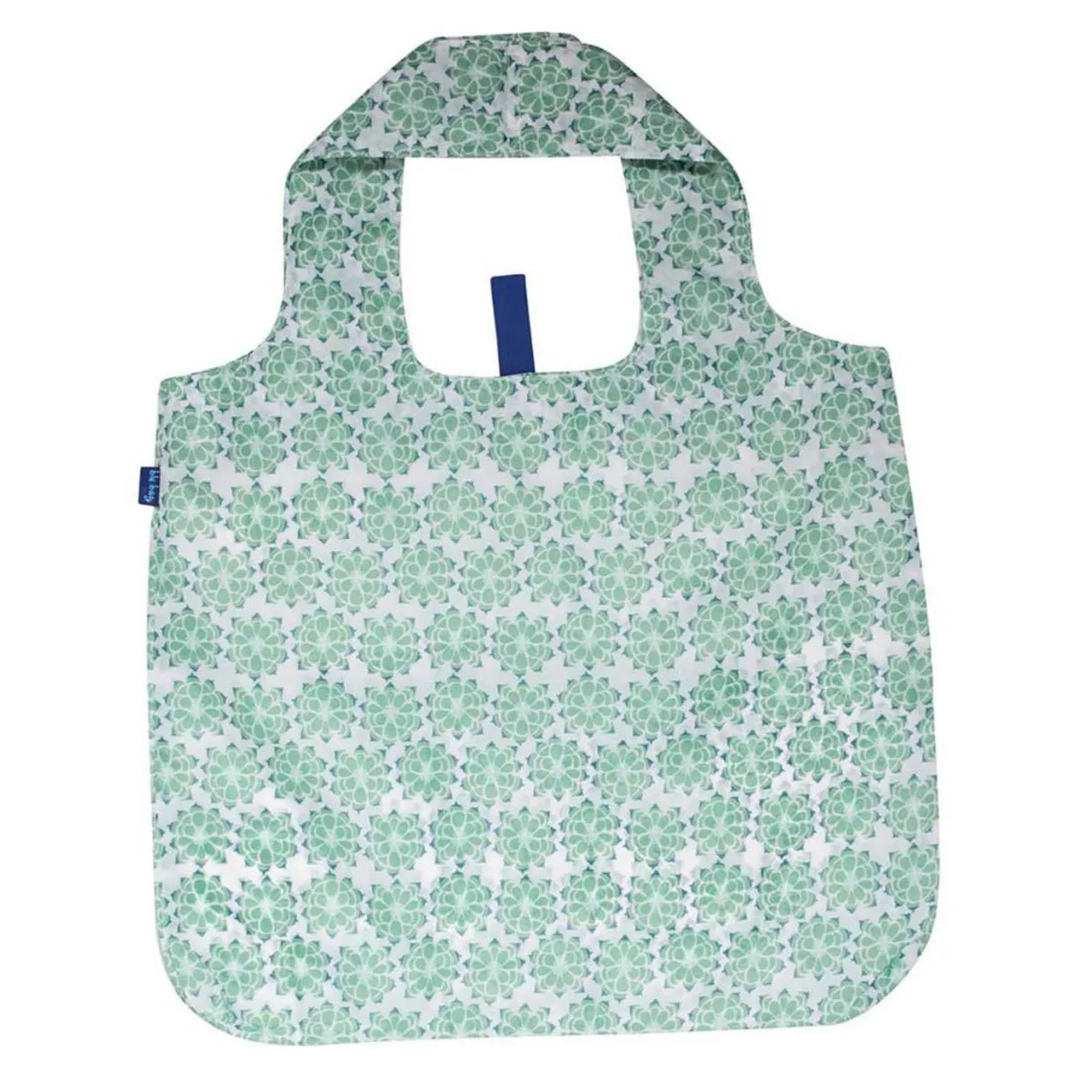 ROCKFLOWERPAPER BLUE BAG SUCCULENT GREEN