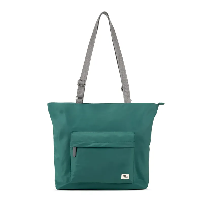 Roka Trafalgar Recycled Nylon Bag Medium Teal