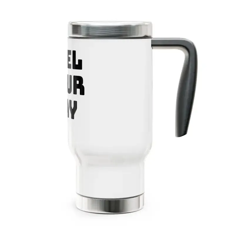 Rugged 14oz Stainless Steel Travel Mug