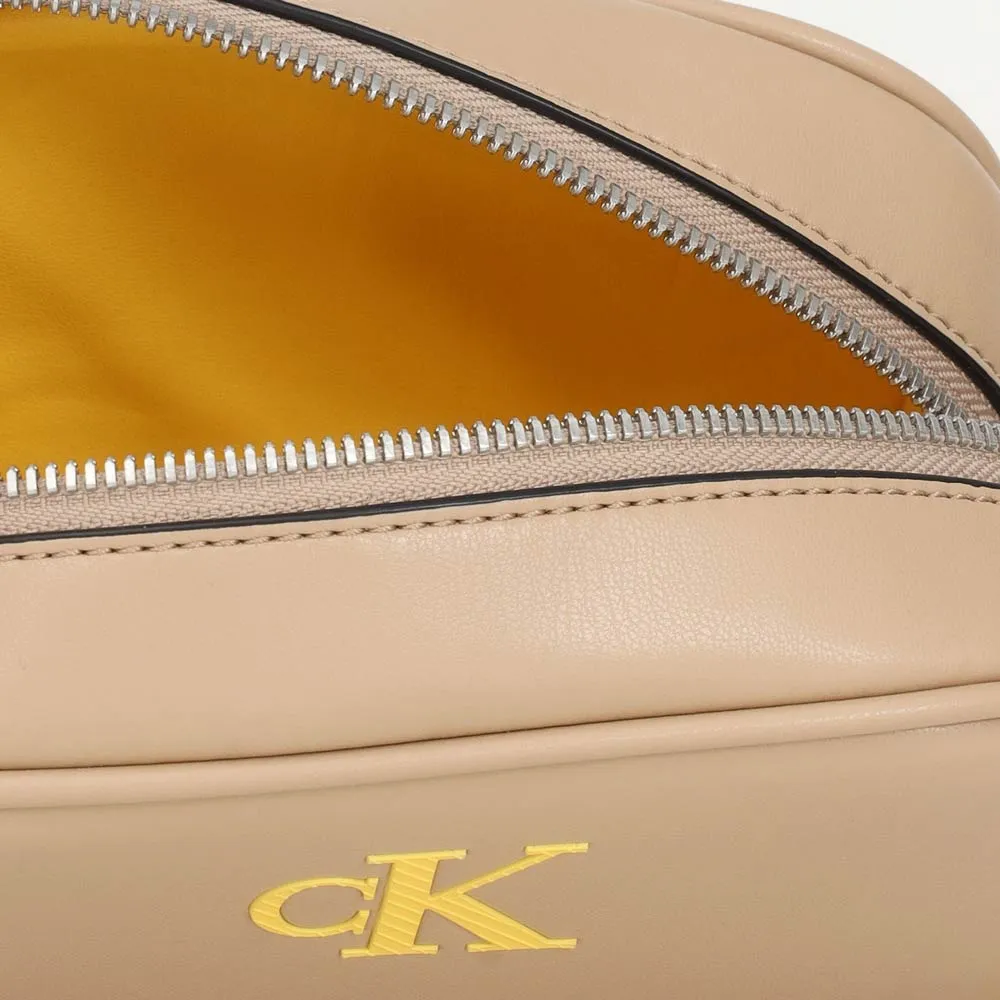 Sleek Camera Bag Solid - Beige