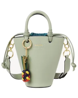 Small Cecilya Tote in Steel Green