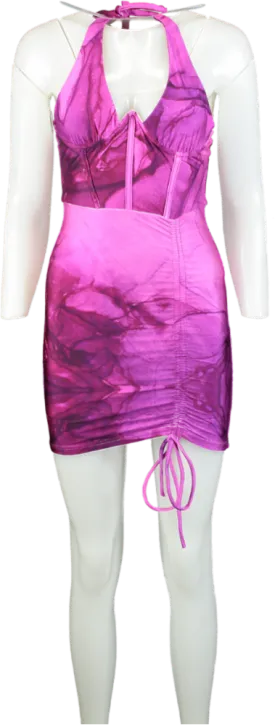 Sodah London Pink Sleeveless Mini Dress UK 10