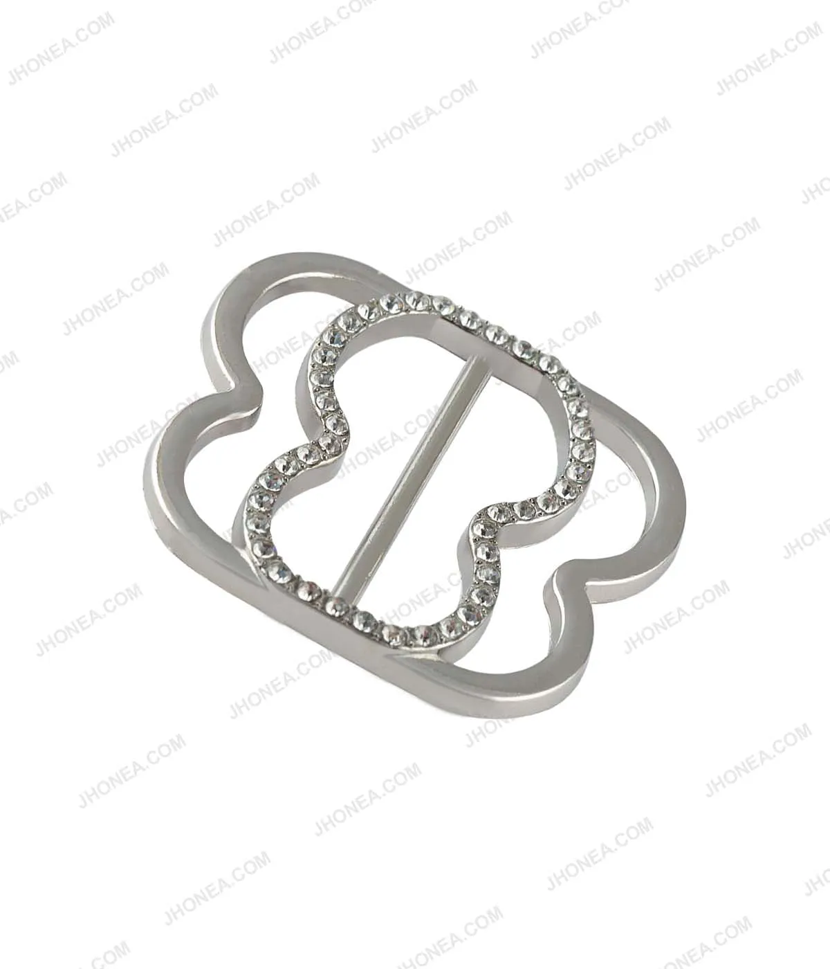 Sparkling Diamond Sliding Belt Buckle for Ladies