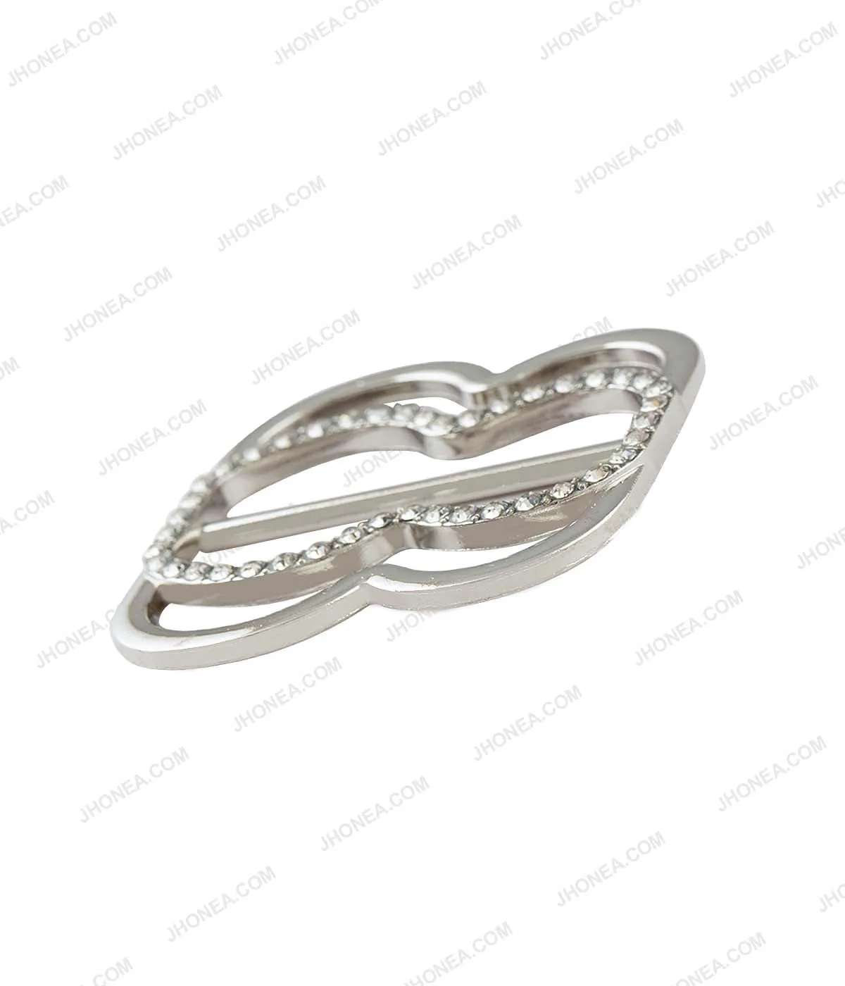 Sparkling Diamond Sliding Belt Buckle for Ladies