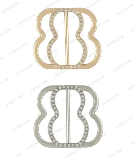 Sparkling Diamond Sliding Belt Buckle for Ladies