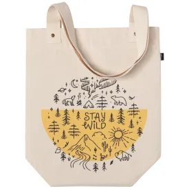 Stay Wild - Cotton Tote Bag by Danica