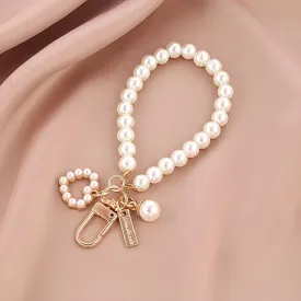 The ‘Pearl Bow Heart Bag Charm’