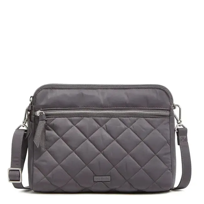 Triple Compartment Crossbody - Shadow Gray