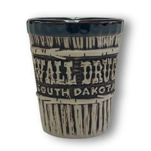 Wall Drug Rustic Wooden Sign Shot Glass