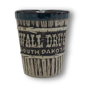 Wall Drug Rustic Wooden Sign Shot Glass