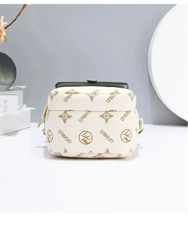 women's handbags Letter Pattern Women's Small Square Bag Fashion Versatile One Shoulder Crossbody Bag Trendy Mini Phone Bag Women Handbags Sac