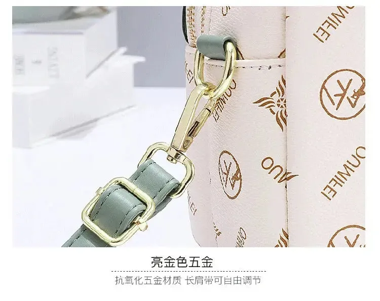 women's handbags Letter Pattern Women's Small Square Bag Fashion Versatile One Shoulder Crossbody Bag Trendy Mini Phone Bag Women Handbags Sac