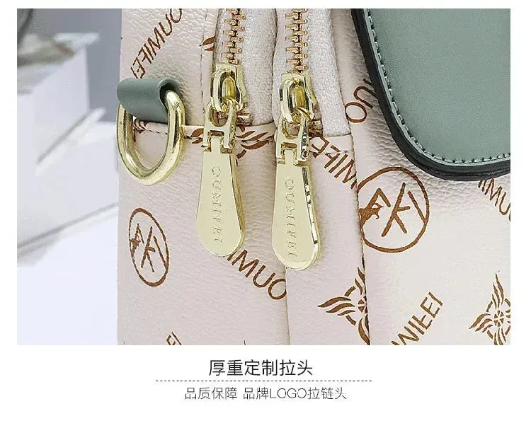 women's handbags Letter Pattern Women's Small Square Bag Fashion Versatile One Shoulder Crossbody Bag Trendy Mini Phone Bag Women Handbags Sac