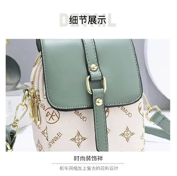 women's handbags Letter Pattern Women's Small Square Bag Fashion Versatile One Shoulder Crossbody Bag Trendy Mini Phone Bag Women Handbags Sac