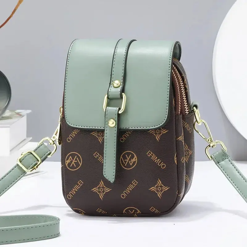 women's handbags Letter Pattern Women's Small Square Bag Fashion Versatile One Shoulder Crossbody Bag Trendy Mini Phone Bag Women Handbags Sac