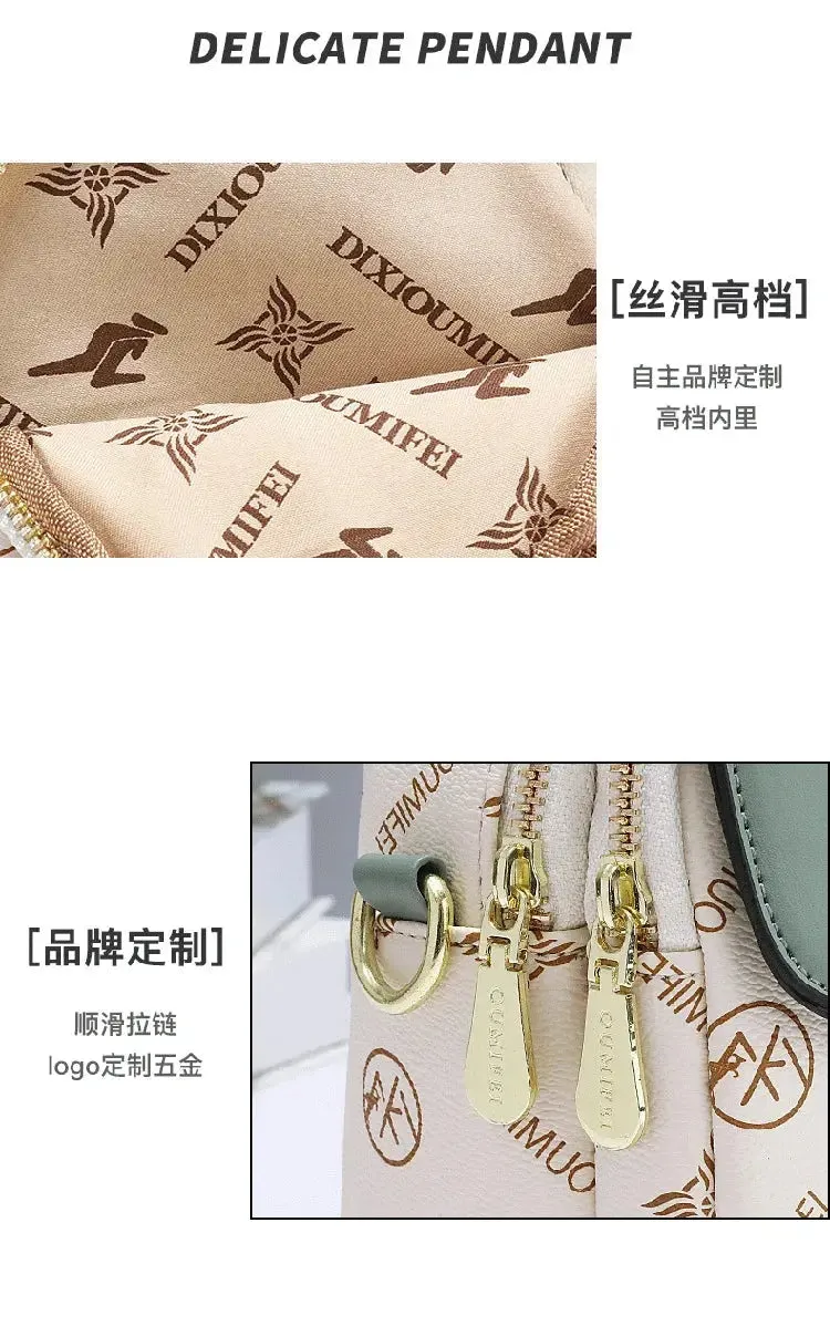 women's handbags Letter Pattern Women's Small Square Bag Fashion Versatile One Shoulder Crossbody Bag Trendy Mini Phone Bag Women Handbags Sac