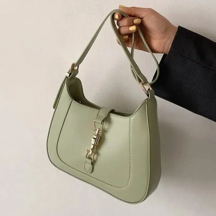 Zoey | Vintage Baguette Shoulder Bag